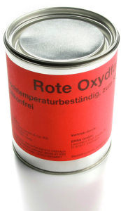 Oxidfarbe für Tiegel, rot, 750 g, 4HMFARBE
