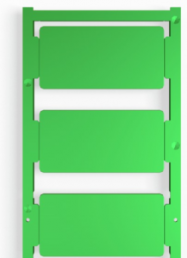 Polyamid Gerätemarkierer, (L x B) 60 x 30 mm, grün, 30 Stk