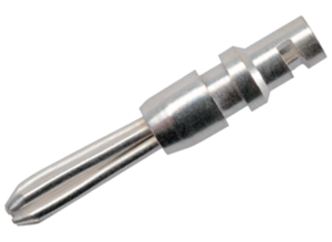 2.4 mm Stecker, Lötanschluss, 0,5 mm², 2 mm, silber, N 24 AG