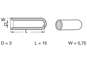 Isolierkappe, 0,75 mm, 3 mm, schwarz, 9910315952
