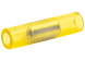 Isolierter Kabelverbinder, 0,1 bis 0,4 mm², 13 mm lang, gelb