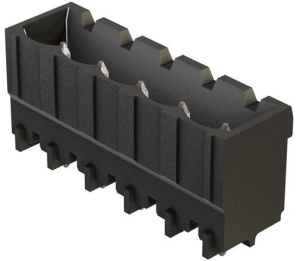 Leiterplattensteckverbinder, 4-polig, RM 5.08 mm, gerade, schwarz, 14120417001000