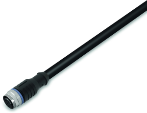 Sensor-Aktor Kabel, M12-Kabeldose, gerade auf offenes Ende, 5-polig, 10 m, PUR, schwarz, 4 A, 756-5301/050-100