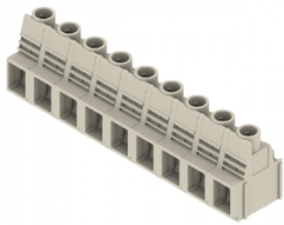 Leiterplattenklemme, 9-polig, RM 12.7 mm, 0,13-16 mm², 65 A, Schraubanschluss, kieselgrau, 2015450000