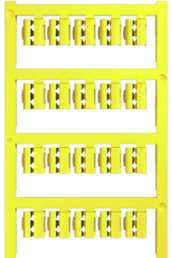 Polyamid Kabelmarkierer, beschriftbar, (B x H) 12 x 5.8 mm, max. Bündel-Ø 2.5 mm, gelb, 1813160000