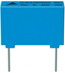 MKP-Folienkondensator, 1.5 nF, ±5 %, 1 kV (DC), PP, 7.5 mm, B32620A0152J000