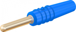 2 mm Stecker, Lötanschluss, 0,5 mm², blau, 22.2609-23