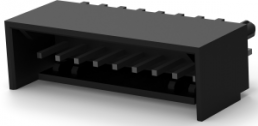 Stiftleiste, 9-polig, RM 2.54 mm, gerade, schwarz, 2-644487-9