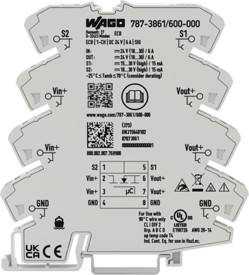 787-3861/600-000 WAGO Geräteschutzschalter Bild 4