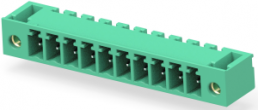 Leiterplattenklemme, 10-polig, RM 3.5 mm, 0,05-2 mm², 11 A, Stift, grün, 1-284539-0