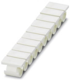 Kunststoff Kabelmarkierer, beschriftbar, (L x B) 10 x 5.5 mm, weiß, 1013562