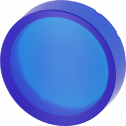 Druckknopf, rund, Ø 23.7 mm, (H) 7.4 mm, blau, 3SU1901-0FS50-0AA0