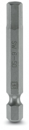 Schraubendreherbit, 6 mm, Sechskant, KL 50 mm, L 50 mm, 1212650