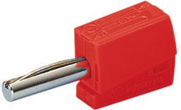 4 mm Stecker, Klemmanschluss, 0,5 mm², rot, 215-212