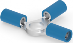 Folienverbinder mit Isolation, 1,25-2 mm², AWG 16 bis 14, blau, 35.56 mm