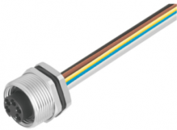 Sensor-Aktor Kabel, 7/8"-Flanschbuchse, gerade auf offenes Ende, 5-polig, 0.2 m, PUR, 8 A, 1292500000