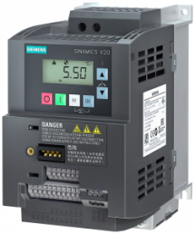 Frequenzumrichter, 1-phasig, 1.1 kW, 240 V, 6 A für SINAMICS Serie, 6SL3210-5BB21-1BV1
