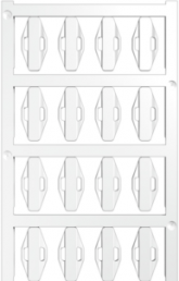 Polyamid Kabelmarkierer, beschriftbar, (B x H) 23 x 11 mm, max. Bündel-Ø 40 mm, weiß, 1852390000