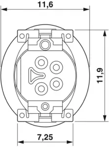 1071465 Phoenix Contact Sensor-Aktor Rundsteckverbinder