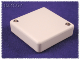 ABS Miniatur-Gehäuse, (L x B x H) 50 x 50 x 15 mm, lichtgrau (RAL 7035), IP54, 1551SGY