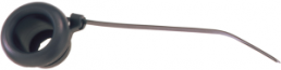 Kabeldurchführungstülle, Kabel-Ø 7 bis 12 mm, Chloropren-Kautschuk, schwarz
