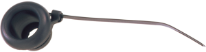 Kabeldurchführungstülle, Kabel-Ø 12 bis 17.5 mm, Chloropren-Kautschuk, schwarz