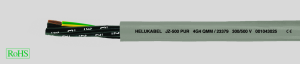 PUR Steuerleitung JZ-500 PUR 2 x 0,5 mm², AWG 20, ungeschirmt, grau