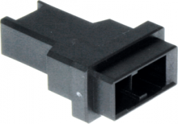 Steckergehäuse, 4-polig, RM 5.08 mm, gerade, schwarz, F32MSF-04V-KX