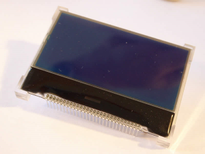Graphic Mono-LCD Display COG 128x64 STN-BLUE-NEG LED-WHITE DEM 128064O SBH-PW-N