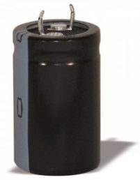 Elektrolytkondensator, 100 µF, 400 V (DC), ±20 %, radial, RM 10 mm, Ø 22 mm