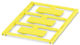 Polycarbonat Kabelmarkierer, beschriftbar, (L x B) 40 x 17 mm, max. Bündel-Ø 6 mm, gelb, 1014087