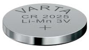 Lithium-Knopfzelle, CR2025, 3 V, 170 mAh