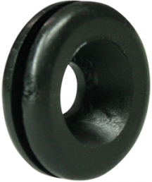 Durchführungstülle, Kabel-Ø 5 mm, PVC, schwarz
