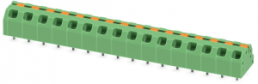 Leiterplattenklemme, 16-polig, RM 5 mm, 0,2-1,5 mm², 16 A, Federklemmanschluss, grün, 1862563