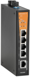 Ethernet Switch, unmanaged, 5 Ports, 1 Gbit/s, 12-48 VDC, 1504340000