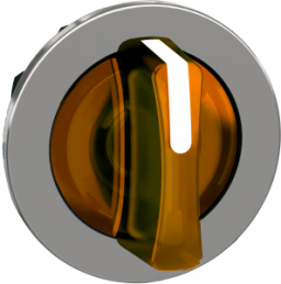 Frontelement, unbeleuchtet, rastend, Bund rund, orange, 3 x 45°, Einbau-Ø 30.5 mm, ZB4FK1353
