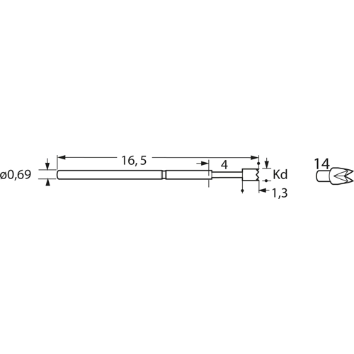 F11114S090N085 Feinmetall Prüfstifte Bild 3