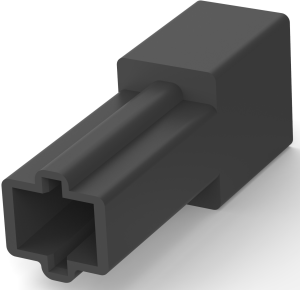 Isoliergehäuse für 6,35 mm, 1-polig, Nylon, UL 94V-2, schwarz, 480053-4