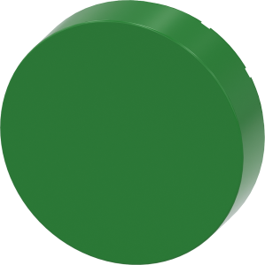 Druckknopf, rund, Ø 23.7 mm, (H) 7.4 mm, grün, 3SU1900-0FS40-0AA0
