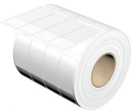 Polyethylen Kabelmarkierer, beschriftbar, (B x H) 24.5 x 62 mm, max. Bündel-Ø 13.7 mm, weiß, 1109130000