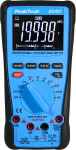 TRMS Digital-Multimeter P 2040, 20 A(DC), 20 A(AC), 1000 VDC, 1000 VAC, 20 mF, CAT III 1000 V, CAT IV 600 V