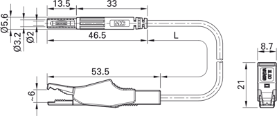 65.9185-10022 Stäubli Electrical Connectors Messleitungen Bild 2