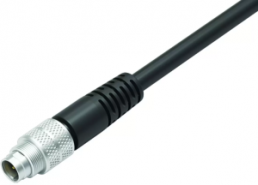 Sensor-Aktor Kabel, M9-Kabelstecker, gerade auf offenes Ende, 4-polig, 2 m, PUR, schwarz, 3 A, 79 1409 12 04