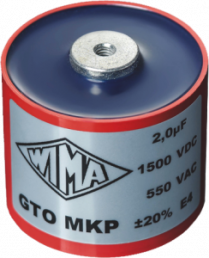 MKP-Folienkondensator, 30 µF, ±10 %, 1.2 kV (DC), PP, GTOMQ05300GF00KS00