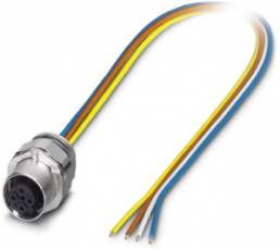 Sensor-Aktor Kabel, M12-Kabeldose, gerade auf offenes Ende, 4-polig, 0.5 m, TPE, 4 A, 1535215