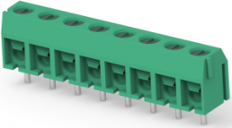 Leiterplattenklemme, 8-polig, RM 5 mm, 0,3-2 mm², 10 A, Schraubanschluss, grün, 1776266-8