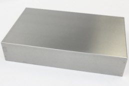Aluminium Gehäuse, (L x B x H) 381 x 229 x 76 mm, natur, 1444-1593