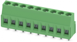 Leiterplattenklemme, 9-polig, RM 5 mm, 0,2-2,5 mm², 16 A, Schraubanschluss, grün, 1931194