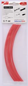 Wärmeschrumpfschlauch, 3:1, (3/1 mm), Polyolefin, vernetzt, rot