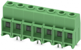 Leiterplattenklemme, 7-polig, RM 10.16 mm, 0,5-16 mm², 76 A, Schraubanschluss, grün, 1709733